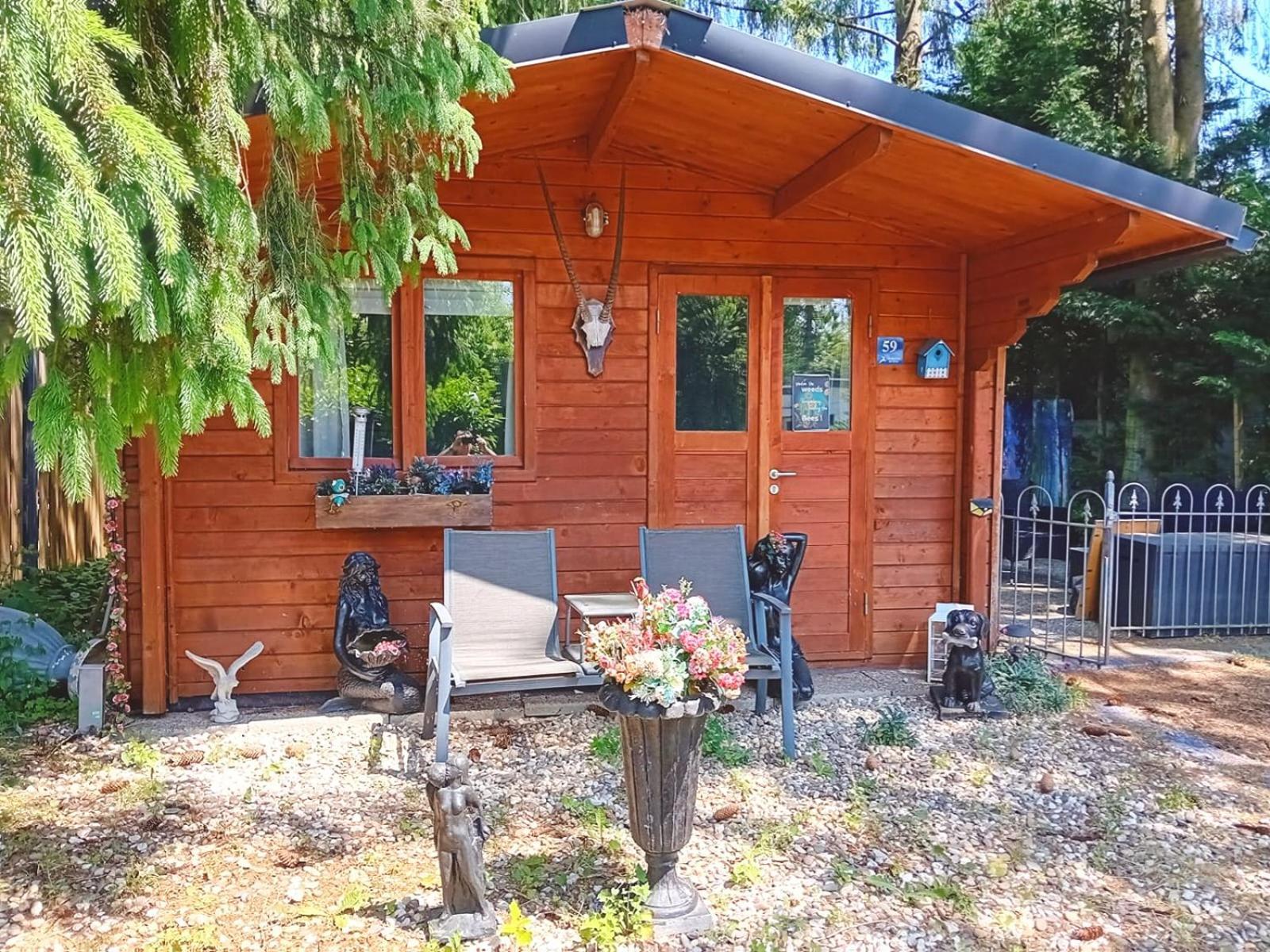 Chalet Op Een Rustig Park In De Natuur Putten Exterior photo